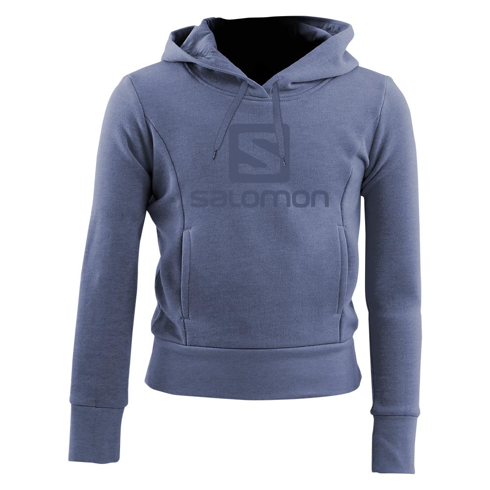 Pullover Salomon Niños Azules - Salomon Argentina BE STILL G,945071-DNC